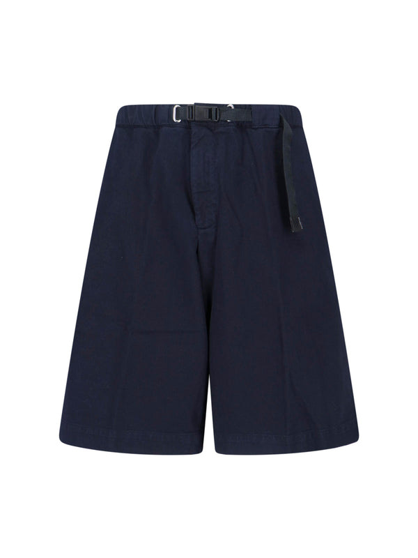 White Sand 100% Cotton bermuda shorts in navy