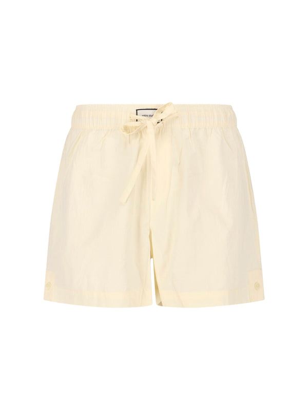 Entire Studios 100% Cotton shorts in white
