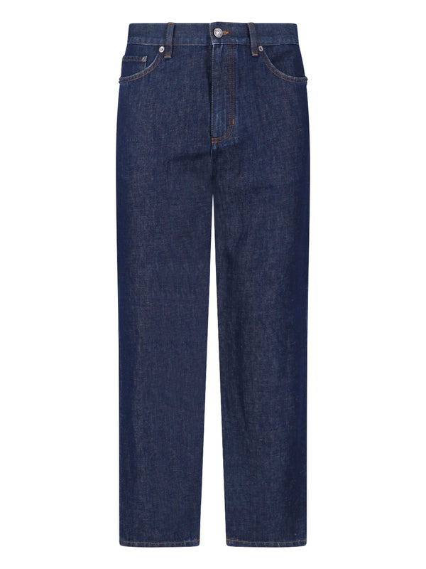 Zegna City 68% Cotton jeans in blue
