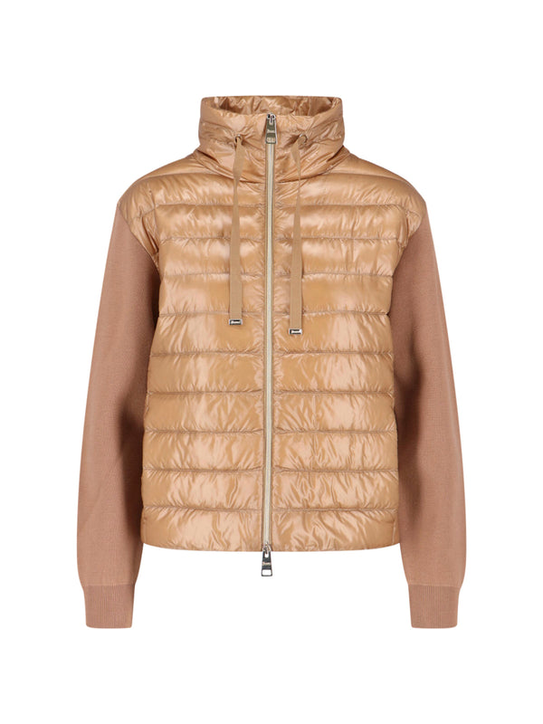 Herno Shell: 100% Cotton; Lining: 100% Polyamide; Padding: 90% Down down jacket in camel