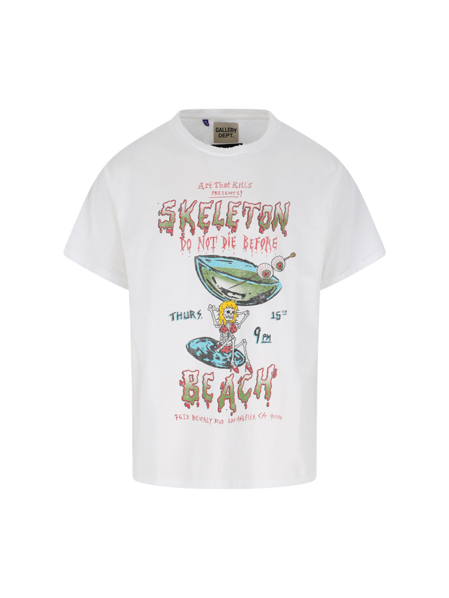 Gallery Dept 100% Cotton t-shirt in white