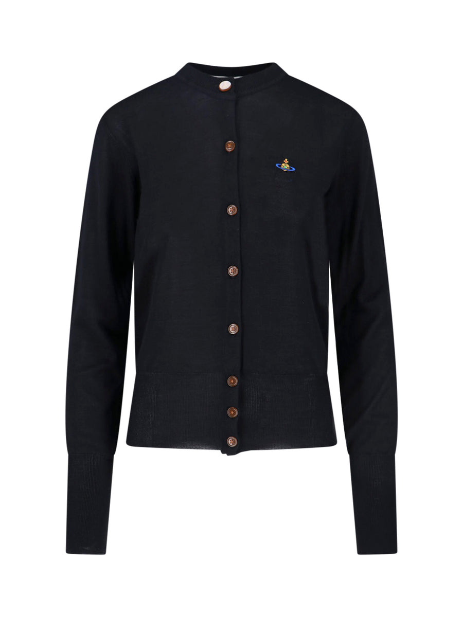 Vivienne Westwood 70% Wool cardigan in black