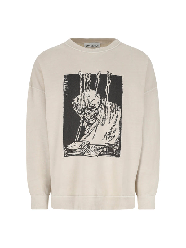 Our Legacy 79% Cotton sweatshirt in beige