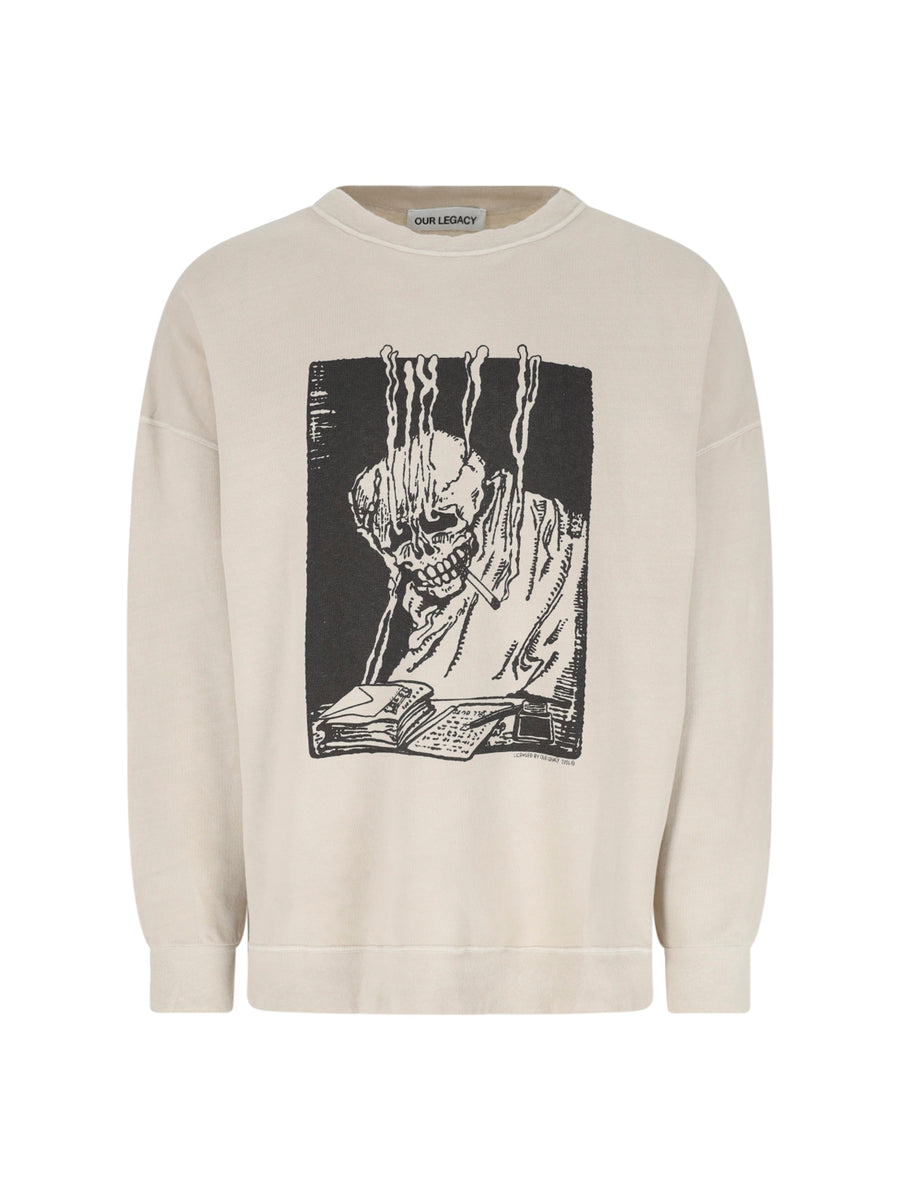 Our Legacy 79% Cotton sweatshirt in beige
