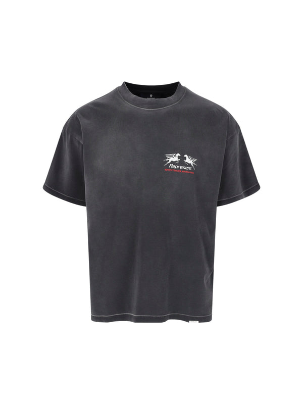 Represent 100% Cotton t-shirt in gray