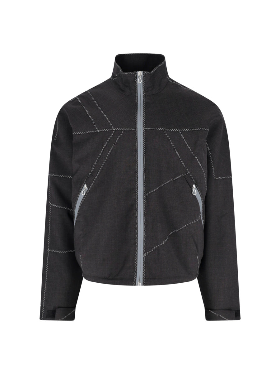 Kiko Kostadinov 100% virgin wool jacket in black