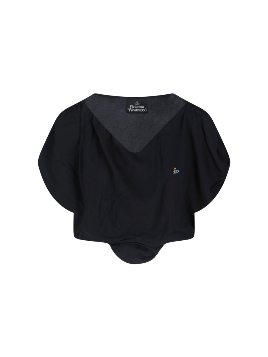Vivienne Westwood 100% viscose blouse in black