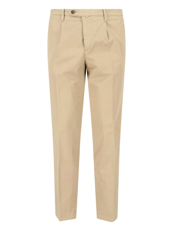 Italist 97% Cotton trousers in beige