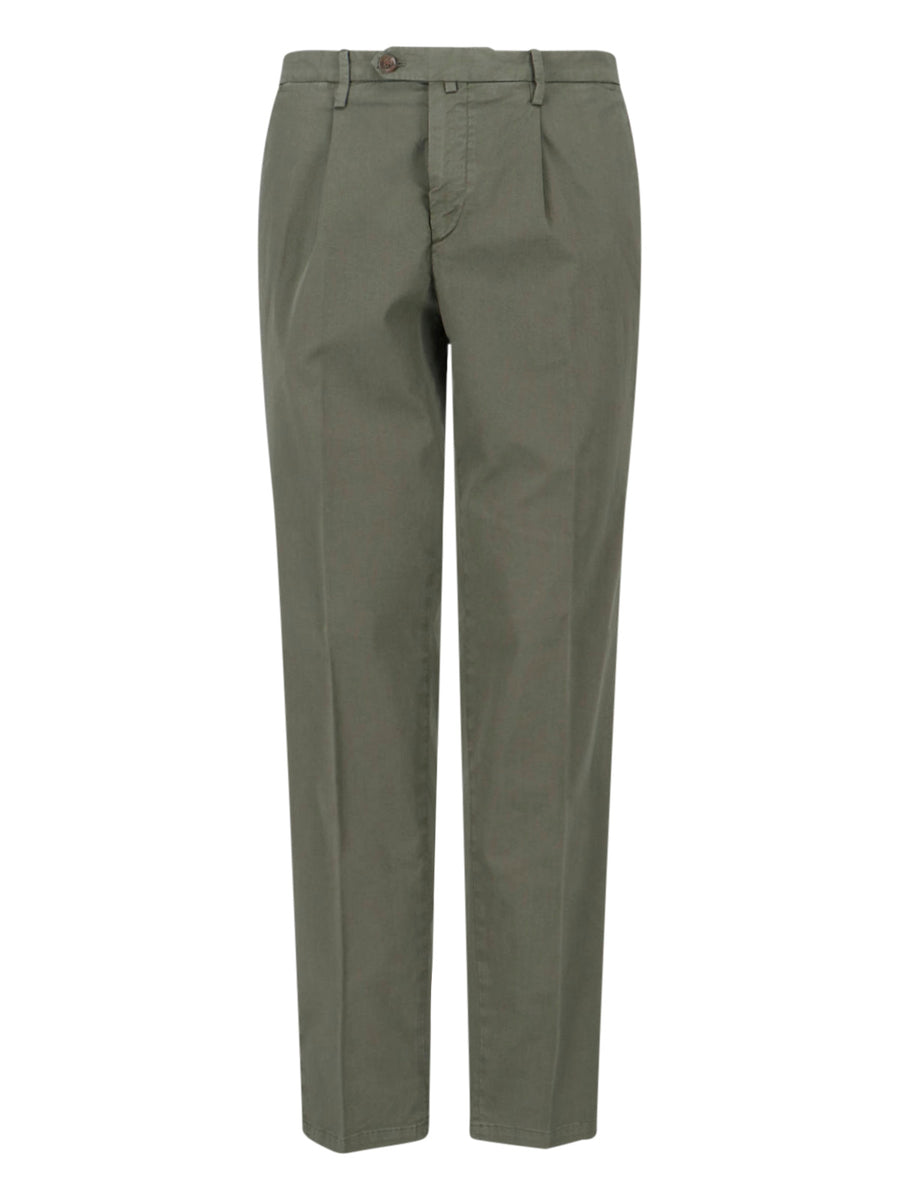 Italist 97% Cotton chinos in green