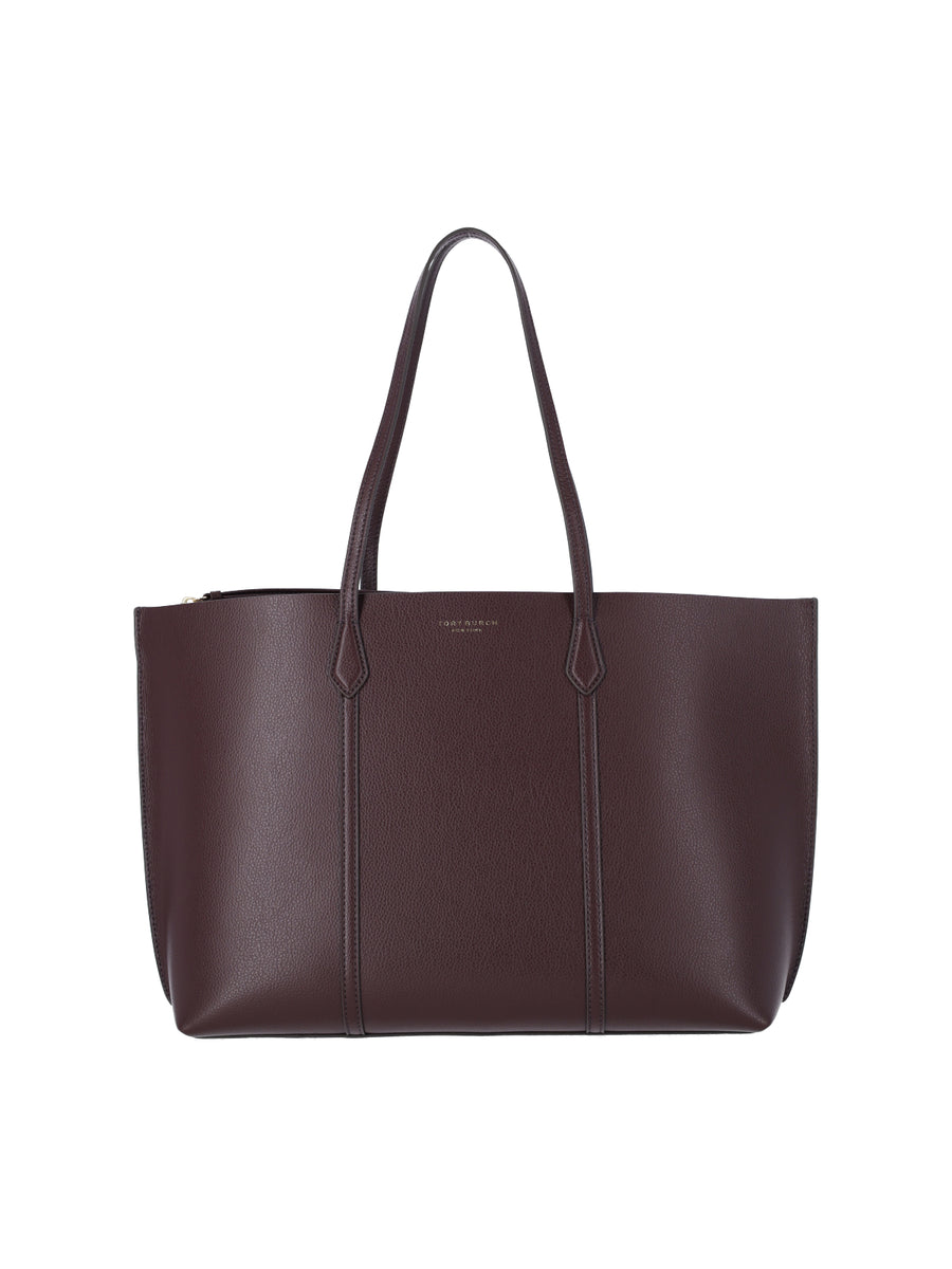 Tory Burch Body: 100% Cow Leather tote bag in brown