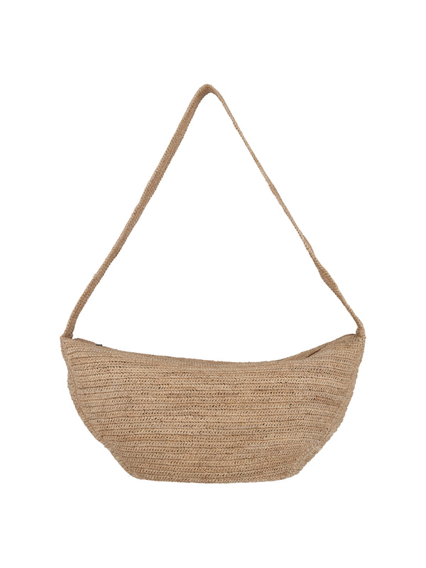 Ibeliv 100% Raffia shoulder bag in beige