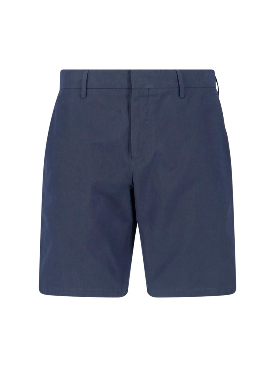 Paul Smith 56% Cotton shorts in navy