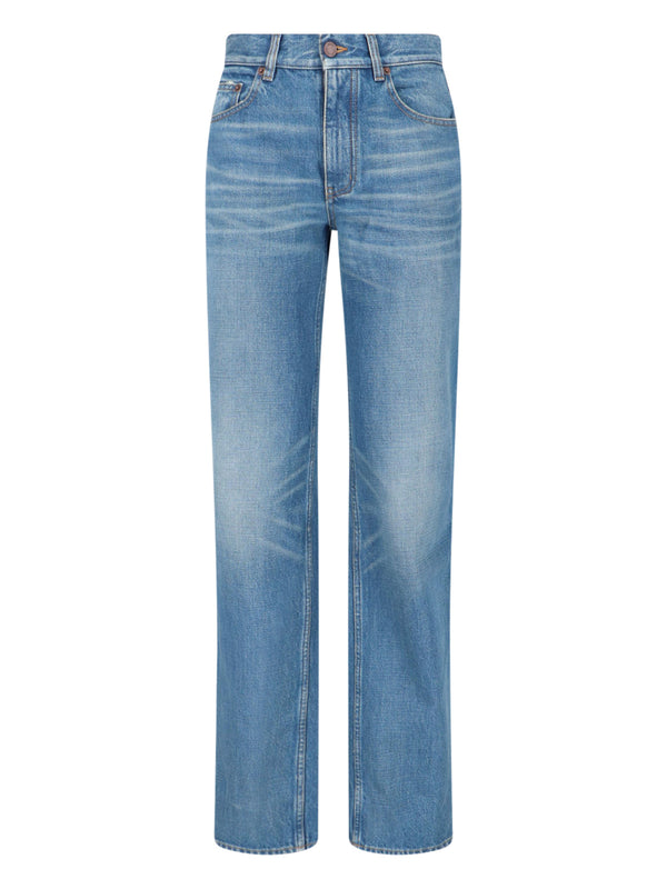 Chloè Outer Shell: 100% Cotton jeans in blue