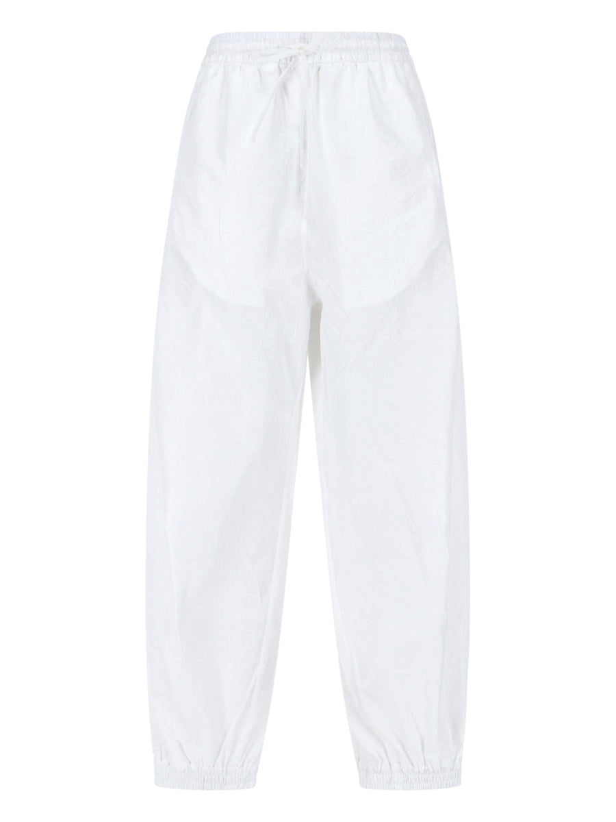 Rohe 75% Cotton trousers in white