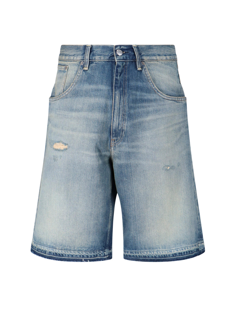 Sunflower 100% Cotton denim shorts in blue