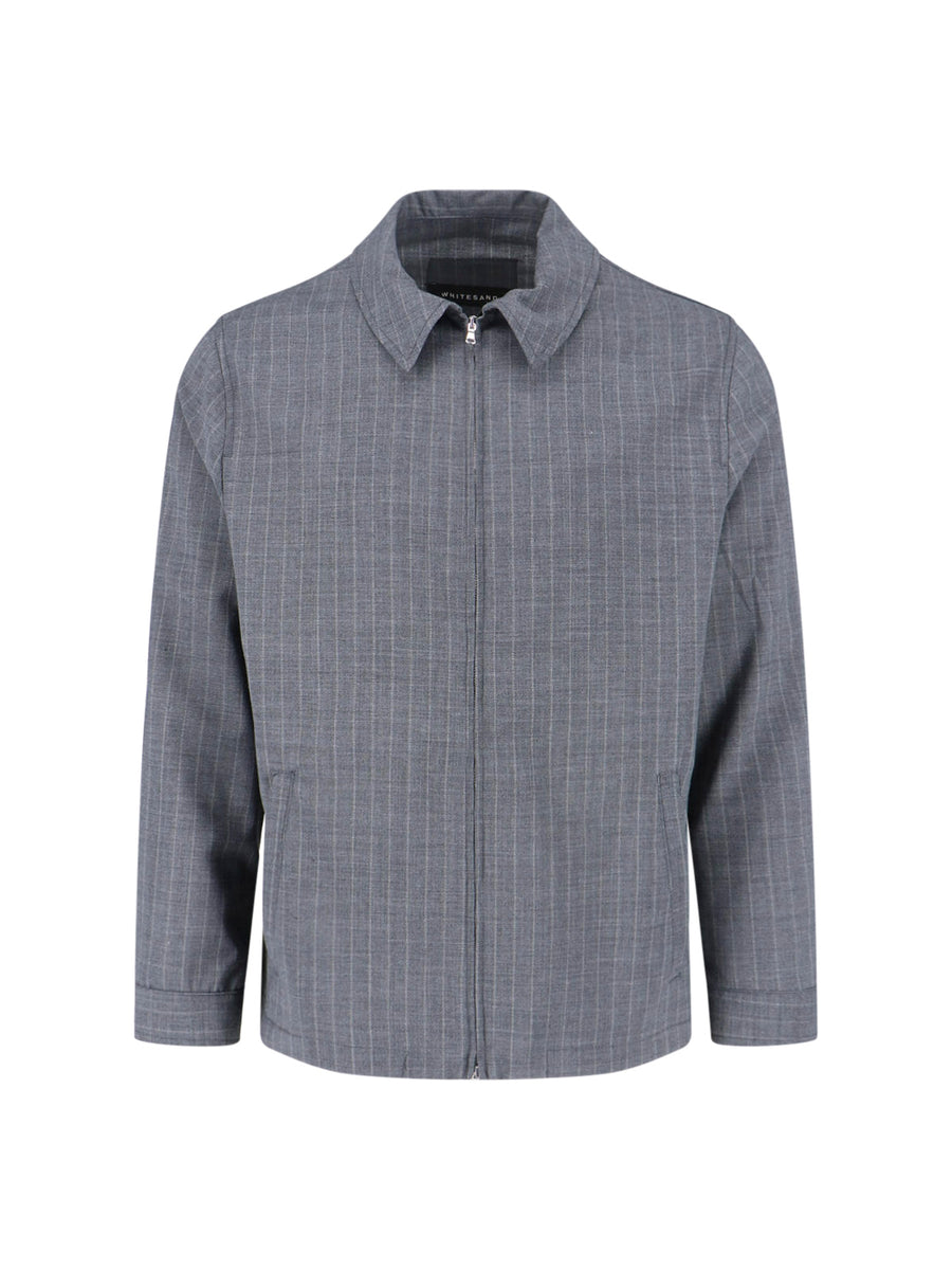 White Sand 54% Polyester jacket in gray