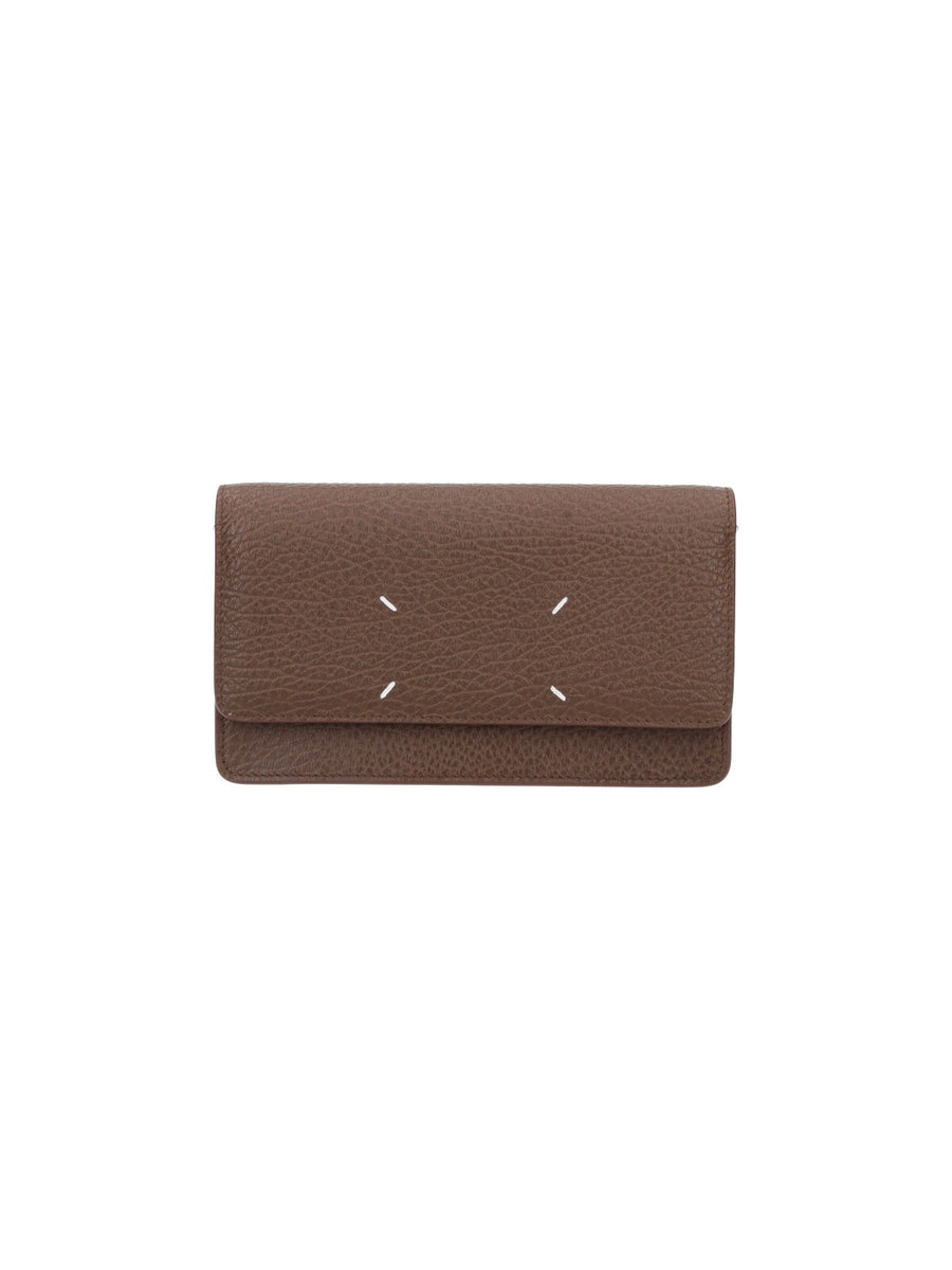 Maison Margiela 100% Bovine Leather wallet in brown