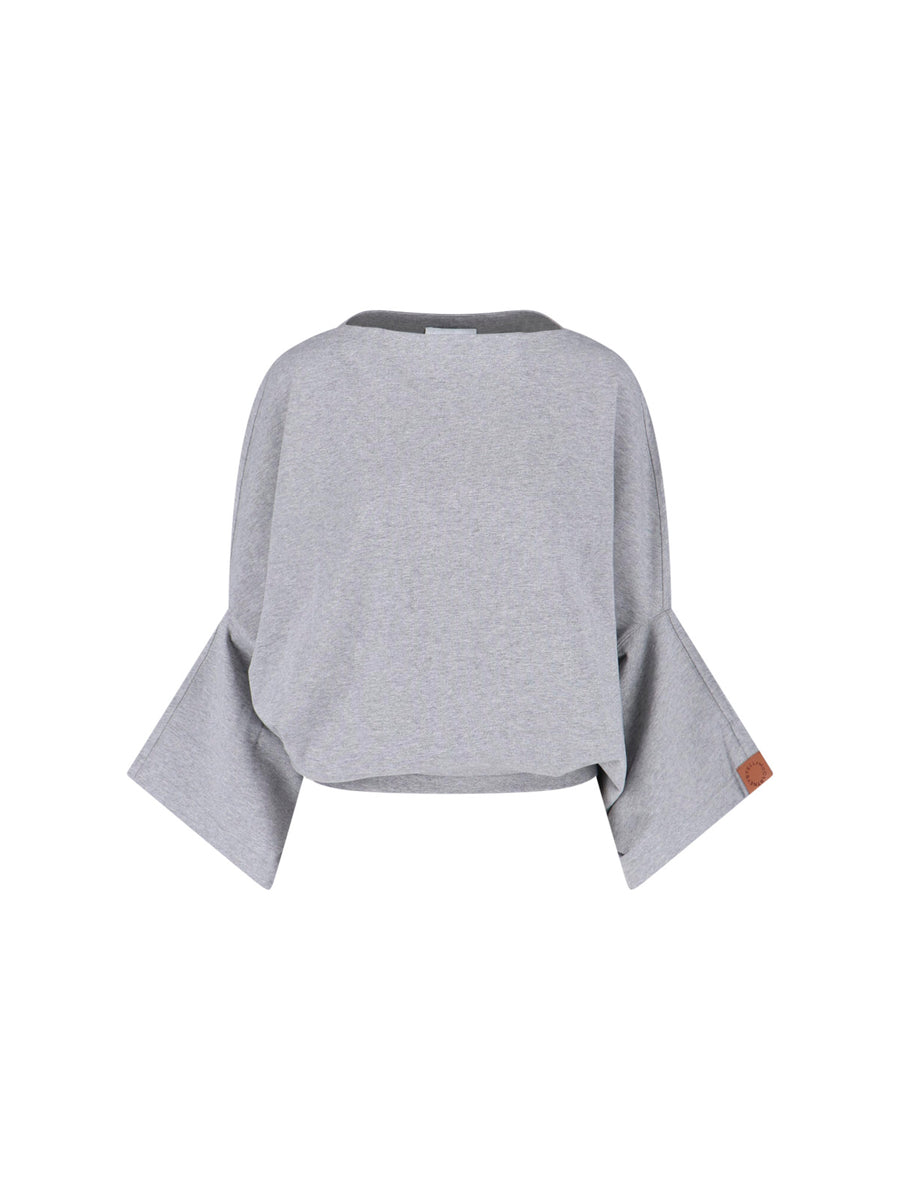 Stella McCartney 94% Cotton sweatshirt in gray