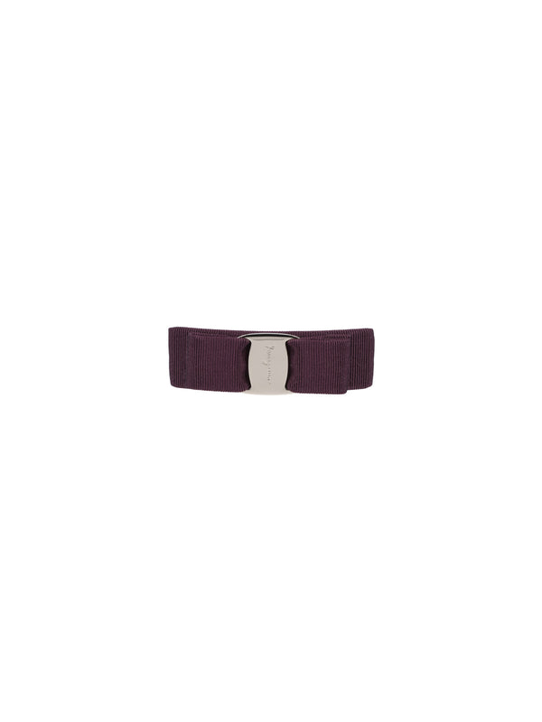 Ferragamo 35% Cotton hair clip in purple