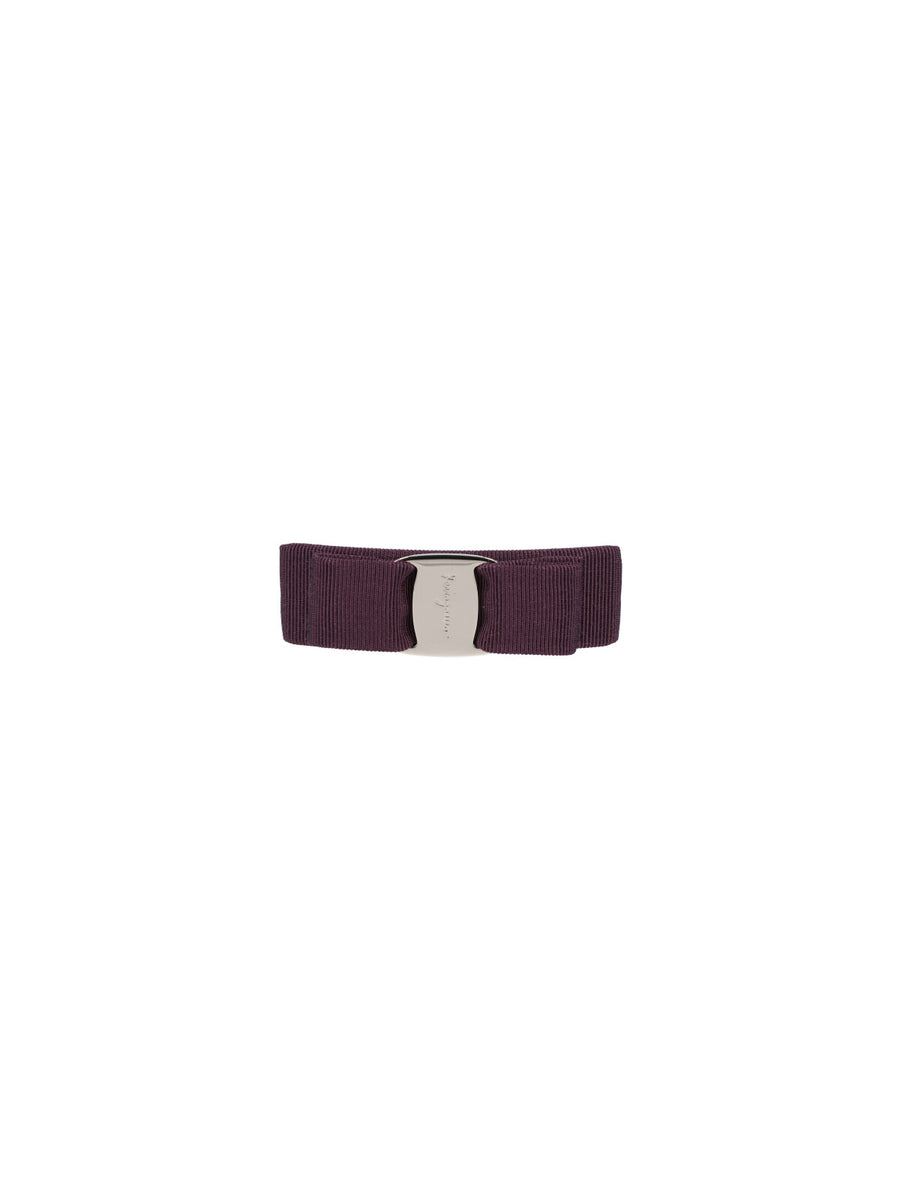Ferragamo 35% Cotton hair clip in purple