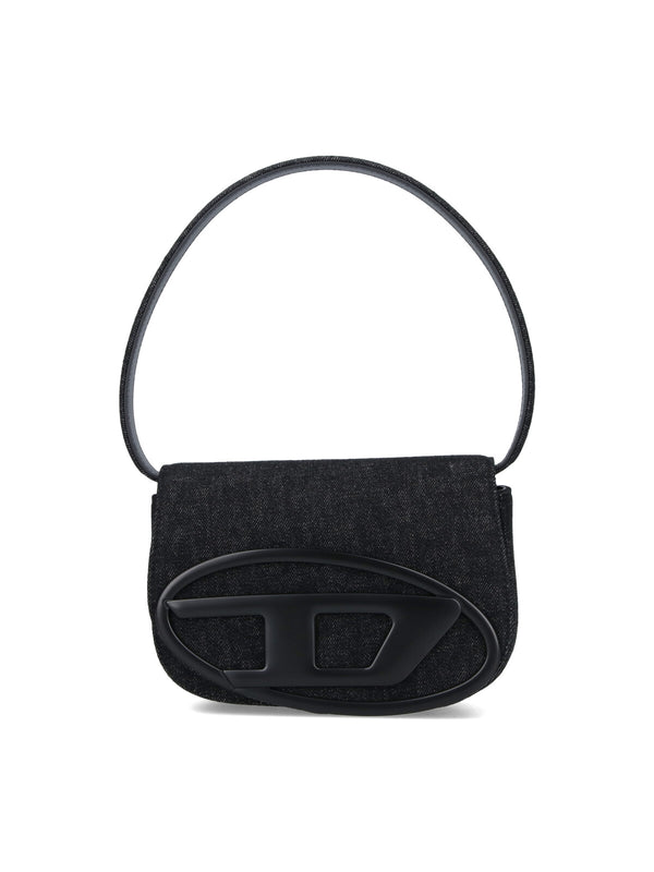Diesel 90% Cotton shoulder bag in black