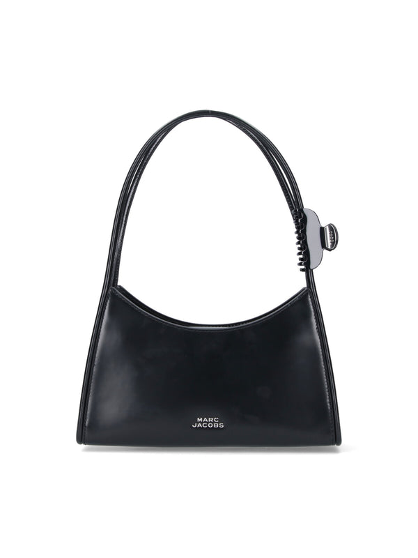 Marc Jacobs 100% cow leather shoulder bag in black
