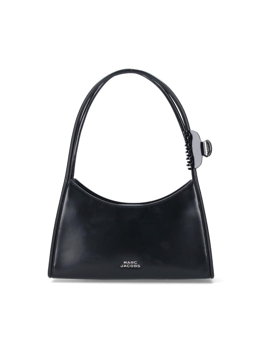 Marc Jacobs 100% cow leather shoulder bag in black