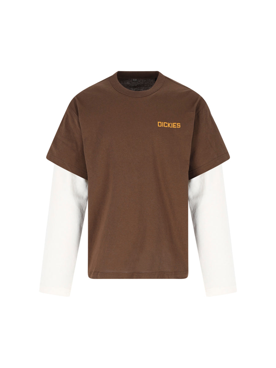 Dickies 100% cotton t-shirt in brown