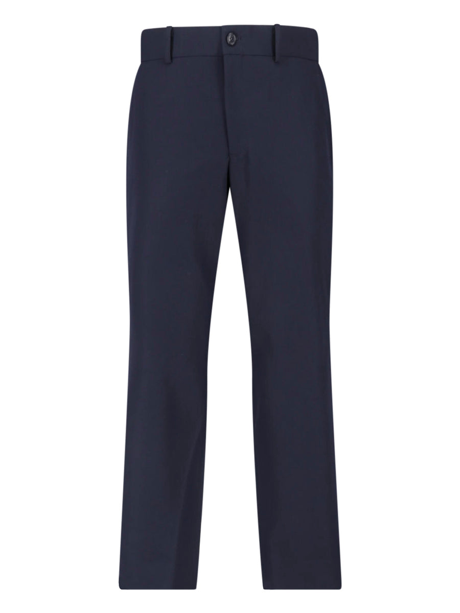 Comme Des Garcons Homme Plus 100% wool trousers in navy