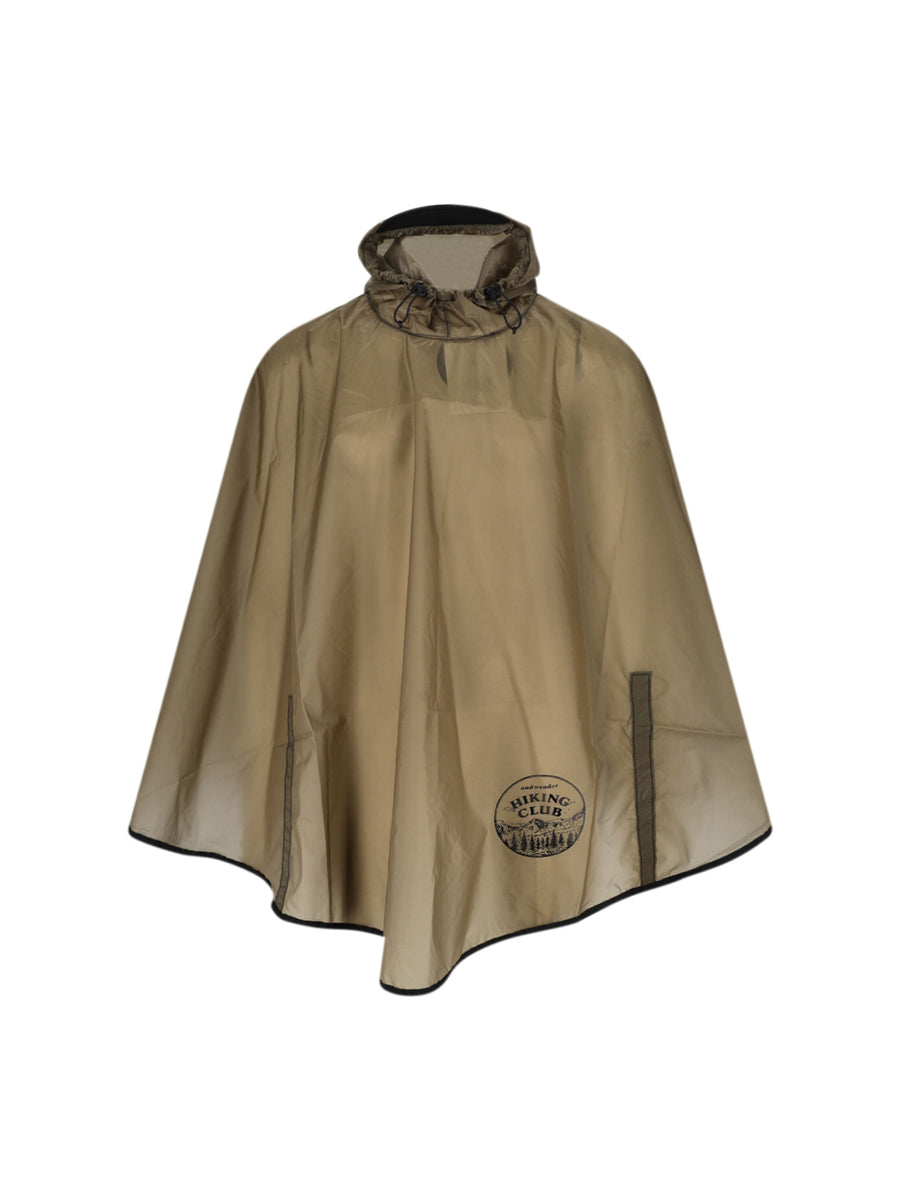 And Wander 100% nylon raincoat in beige
