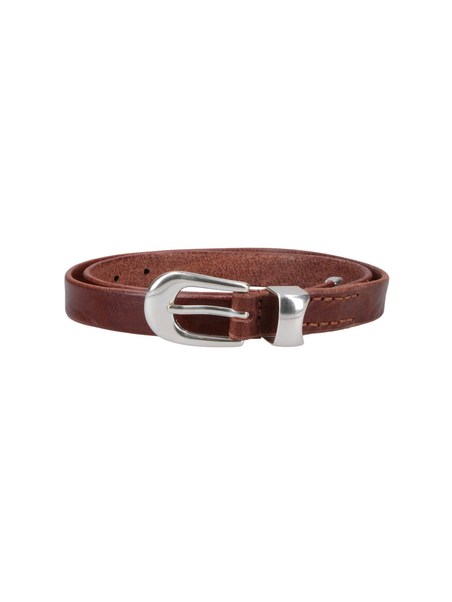 Our Legacy 100% cow leather belt in brown