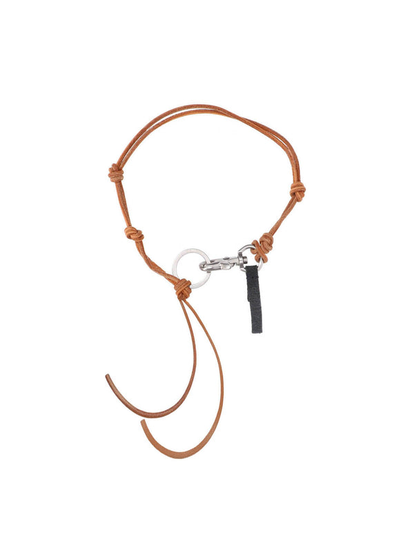 Our Legacy 100% cow leather belt in brown