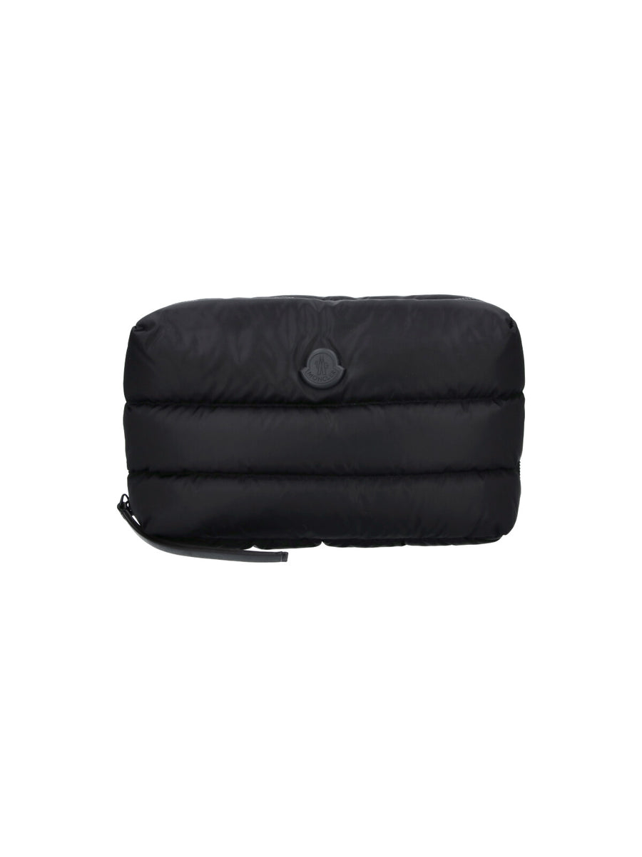 Moncler Outer: 100% Polyamide clutch in black