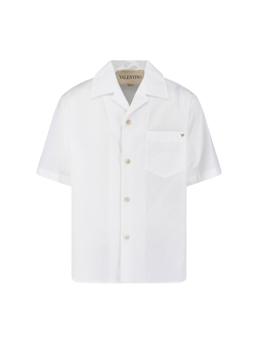 Valentino 100% cotton shirt in white
