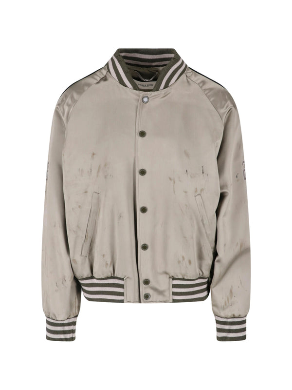 Golden Goose 100% Acetate jacket in green