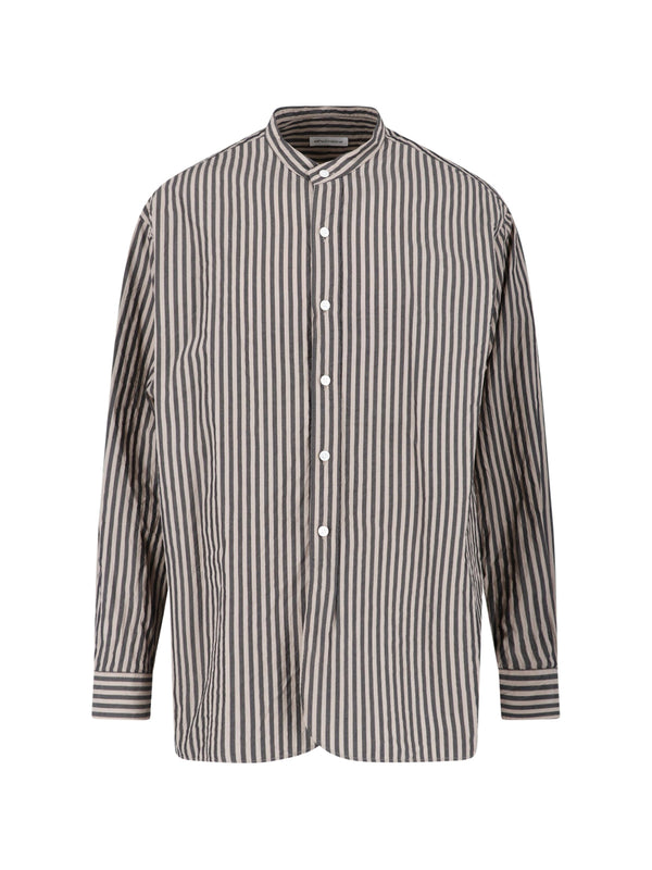 Kaptain Sunshine 100% cotton shirt in brown