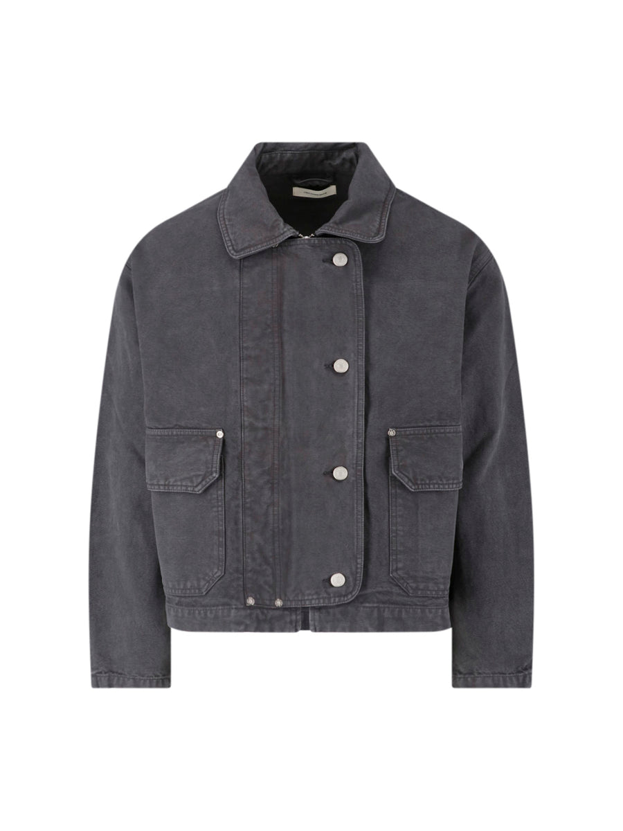 Mfpen 100% organic cotton jacket in gray