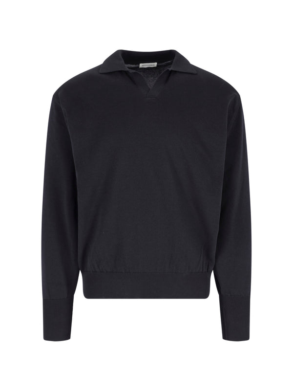 Kaptain Sunshine 100% cotton sweater in navy