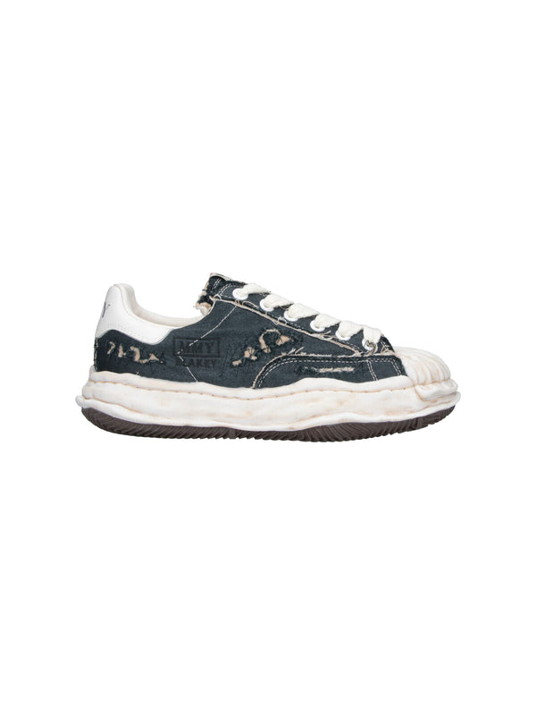 Maison Mihara Yasuhiro Upper: 100% Cotton sneaker in black