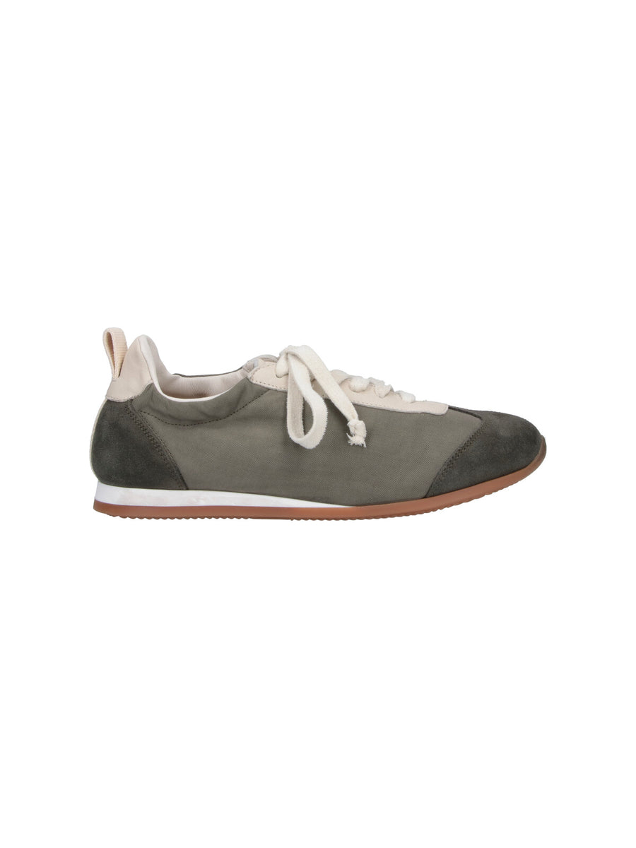 Uma Wang 100% lamb leather sneaker in gray