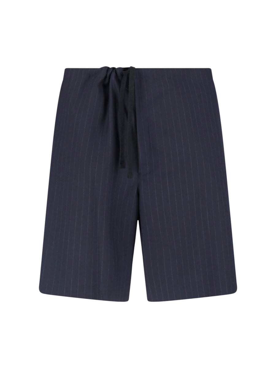 Kaptain Sunshine 100% wool shorts in navy