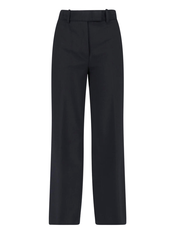 Calvin Klein 65% Polyester trousers in black