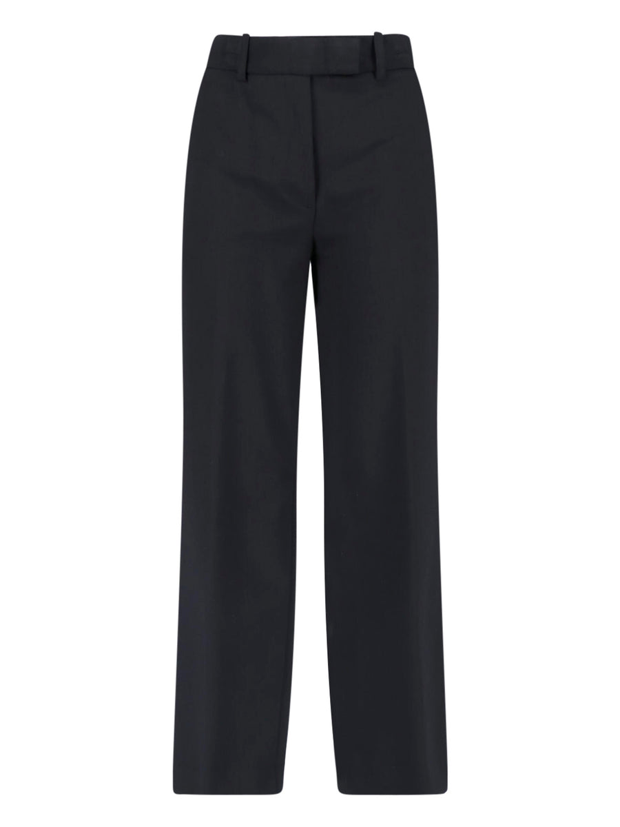 Calvin Klein 65% Polyester trousers in black