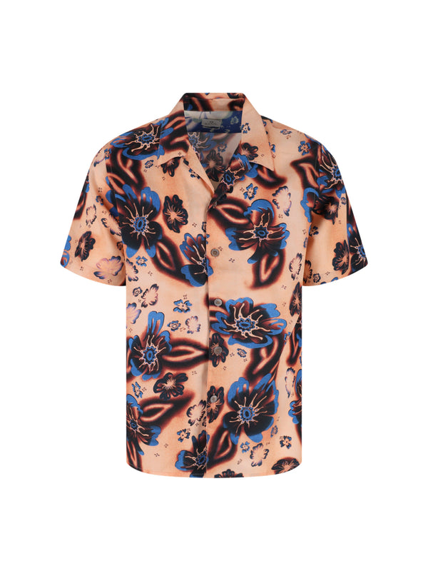 Paul Smith 100% lyocell shirt in orange