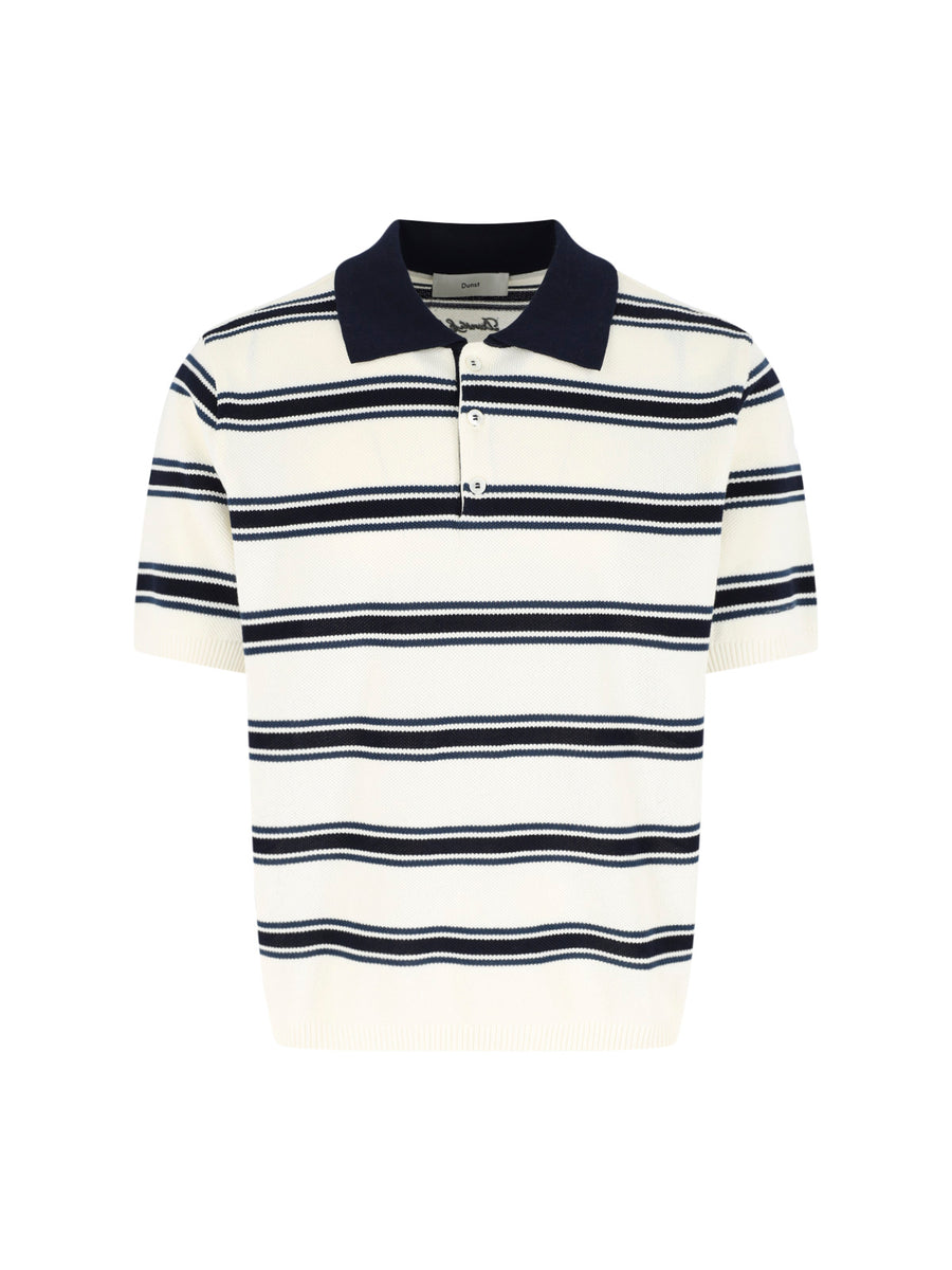 Dunst 100% Cotton polo in white