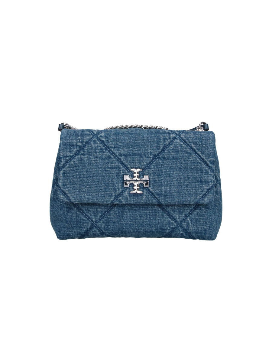 Tory Burch 100% Cotton shoulder bag in blue
