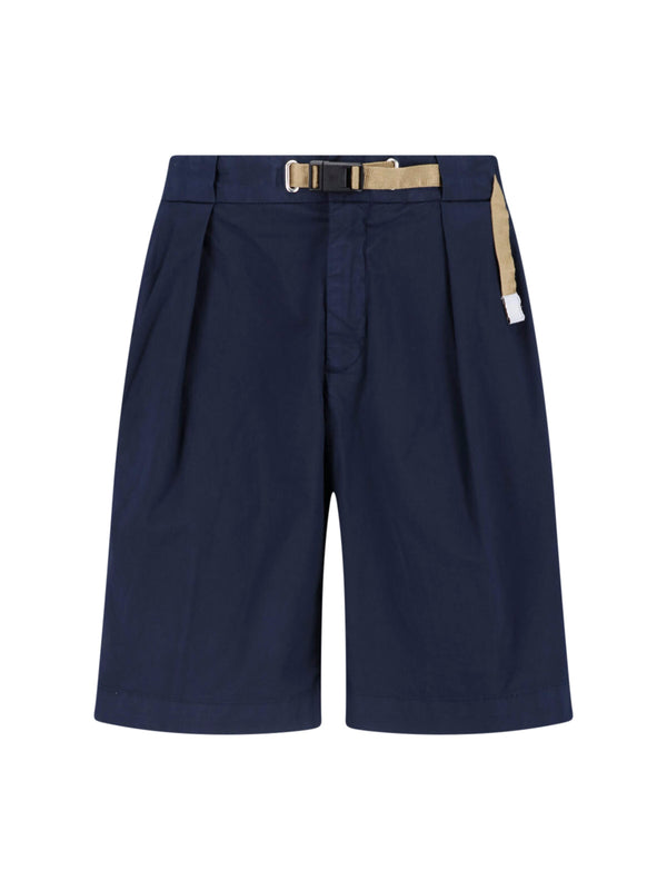 White Sand 96% Cotton shorts in navy