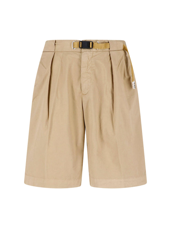 White Sand 96% Cotton shorts in beige