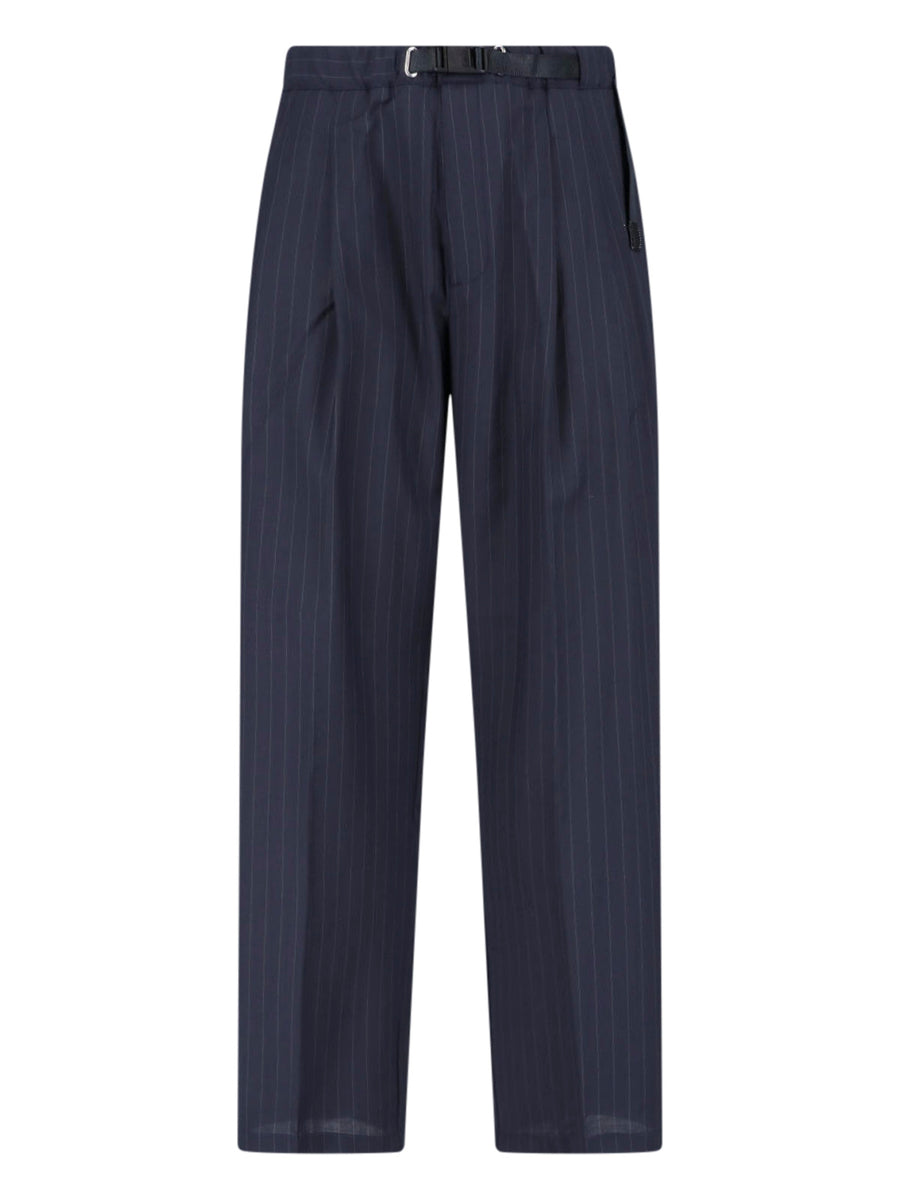 White Sand 100% Virgin Wool trousers in black