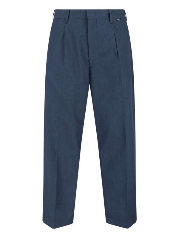 Closed 100% Cotton trousers in blue